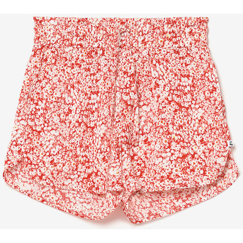 Vêtements Fille Shorts / Bermudas Elasthanne / Lycra / Spandexises Short roseigi à motif floral rouge Rouge