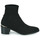 Shoes Women Mid boots JB Martin LUCIE Canvas / Suede / Black