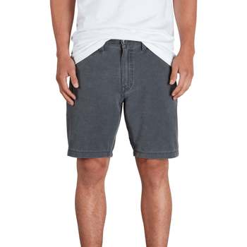 Vêtements Homme Plisse Shorts / Bermudas Volcom Eco Mitchell Mid-Length Swim Plisse Shorts Grey Gunmetal Grey