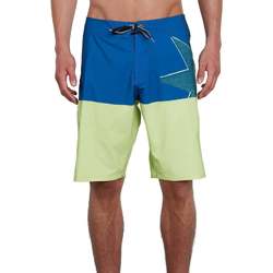 Vêtements Homme Maillots / Shorts de bain Volcom Lido Block Mod 21 Shadow Lime Bleu