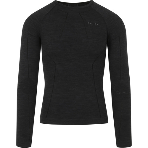 Vêtements Homme T-shirts & Polos Falke T-shirt Thermique Mix Laine Noir Noir
