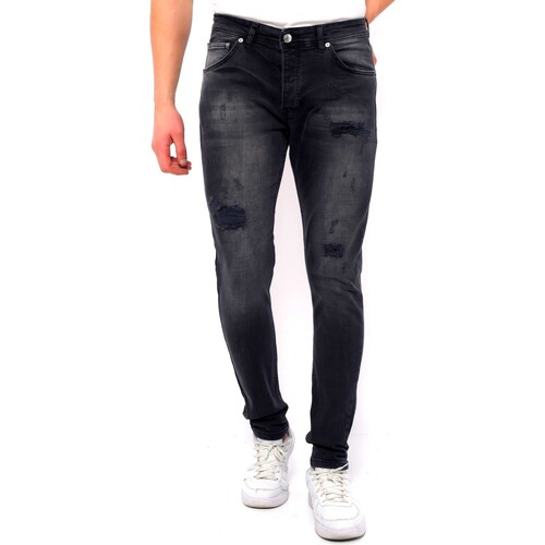 Vêtements Homme Jeans slim True Rise 140550562 Noir