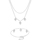 Montres & Bijoux Femme Parures Orusbijoux Parure Santa Collier Bracelet Croix En Argent Et Zirconium Argenté