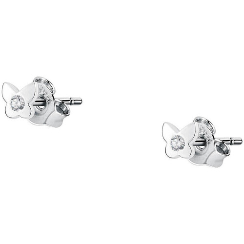 Housses de couettes Enfant Boucles d'oreilles Cleor Boucles d'oreilles en Or 375/1000 et zircon Blanc