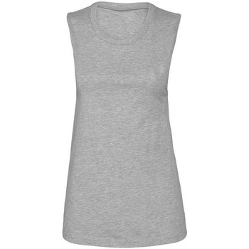 Vêtements Femme Débardeurs / T-shirts sans manche Bella + Canvas Muscle Gris