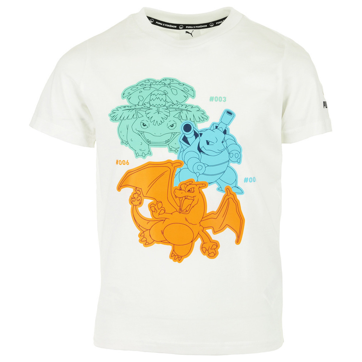 Vêtements Enfant T-shirts manches courtes Puma Mini Pokemon Tee Kids Blanc