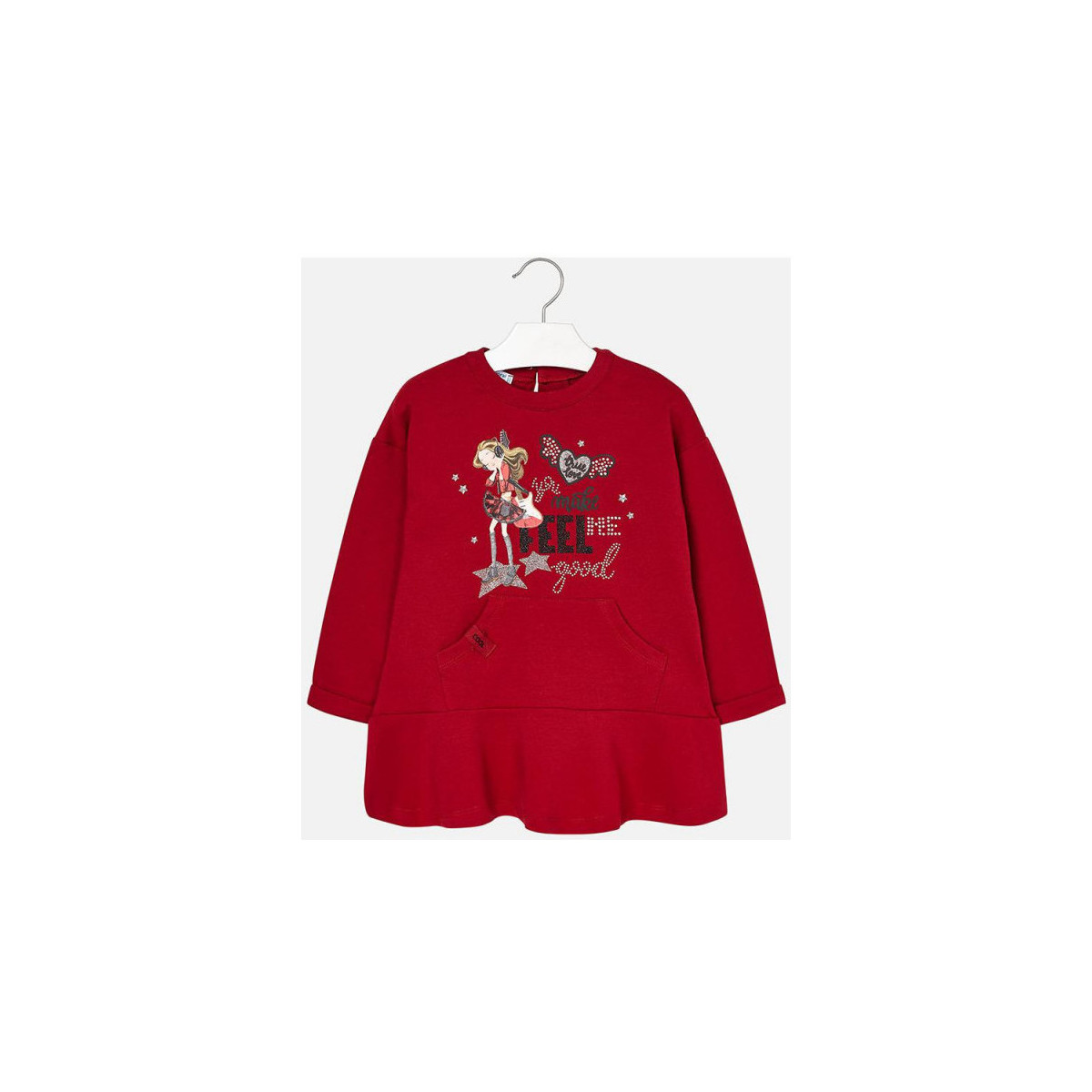 Vêtements Fille Robes Mayoral robe fille patineuse rouge Rouge