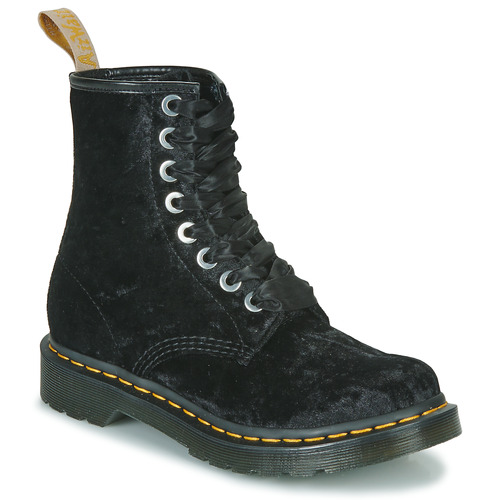 Chaussures Femme Boots Dr. Platform Martens 1460 Vegan Noir