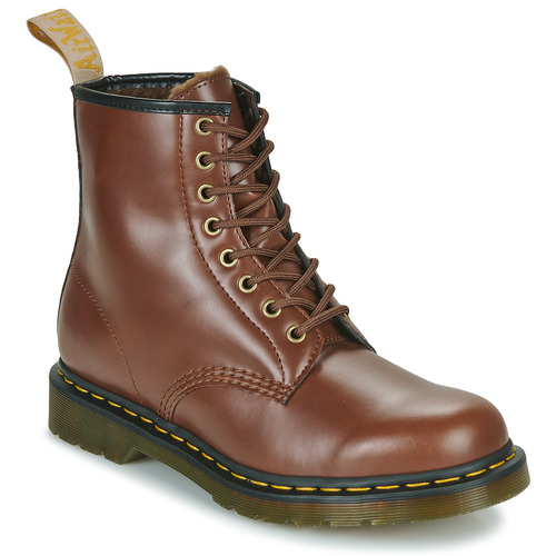 Chaussures Boots Dr. Martens Leather Vegan 1460 Marron