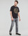 Vêtements Homme T-shirts manches courtes Versace Jeans Couture GAHT05 Noir