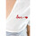Vêtements Femme T-shirts manches courtes Jeunes Et Jolies Marinière Love Paris Blanc