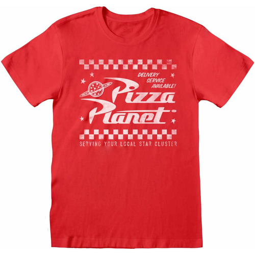 Vêtements T-shirts manches courtes Toy Story Pizza Planet Rouge