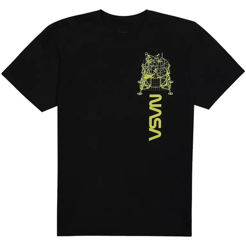 Vêtements T-shirts manches longues Nasa TV1716 Noir
