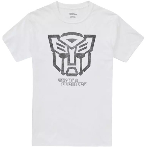 Vêtements Homme T-shirts manches longues Transformers  Blanc