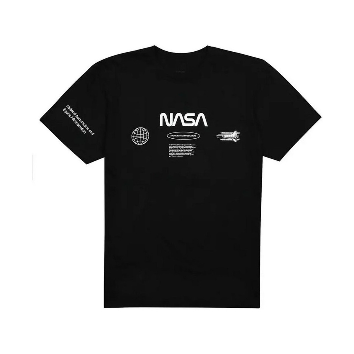Vêtements Homme T-shirts manches longues Nasa Space Programme Noir