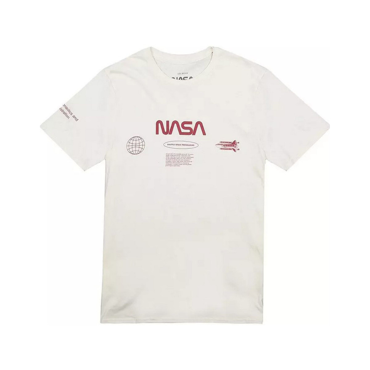 Vêtements Homme T-shirts manches longues Nasa Space Programme Beige