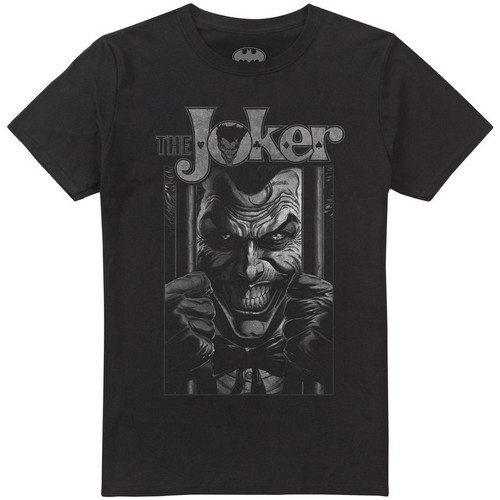 Vêtements Homme T-shirts manches longues The Joker Behind Bars Noir