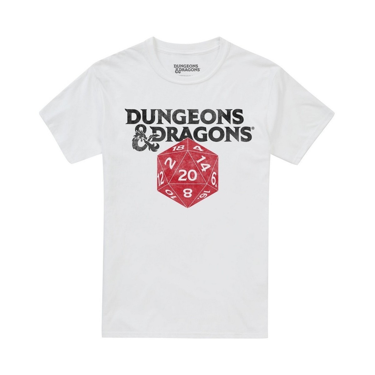 Vêtements Homme T-shirts manches longues Dungeons & Dragons D20 Blanc
