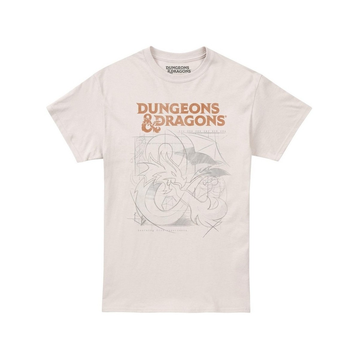 Vêtements Homme T-shirts manches longues Dungeons & Dragons TV1784 Beige