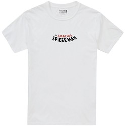 Vêtements Homme T-shirts manches longues Marvel TV1789 Blanc