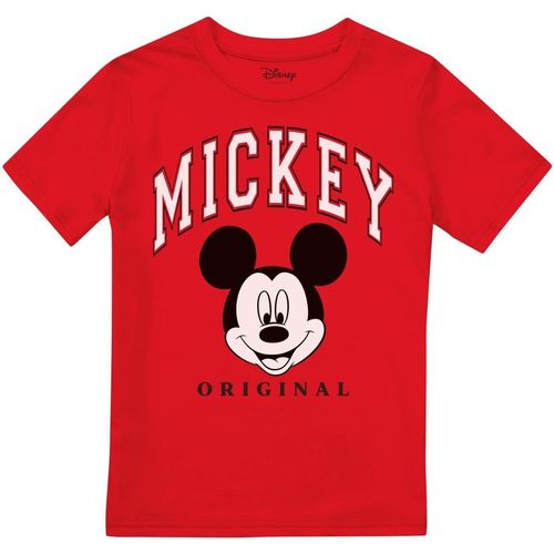 Vêtements Garçon T-shirts manches longues Disney Original Rouge