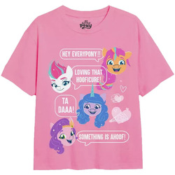 Vêtements Fille T-shirts manches longues My Little Pony Texting Ponies Rouge