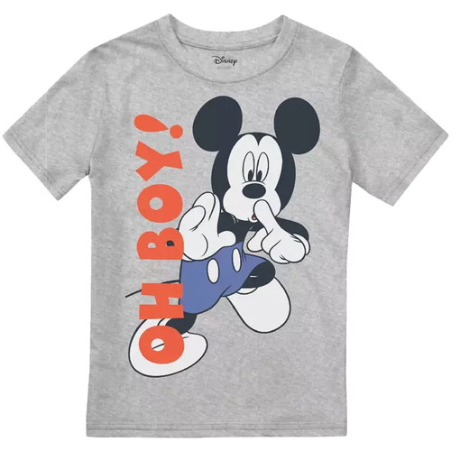 Vêtements Garçon T-shirts manches longues Disney Oh Boy! Gris