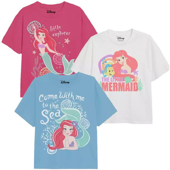 Vêtements Fille T-shirts manches longues The Little Mermaid Explore The Sea Rouge