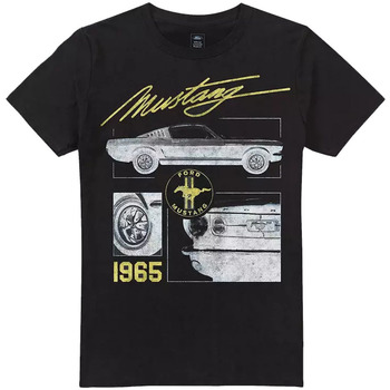 Vêtements Homme T-shirts manches longues Ford Mustang 1965 Noir