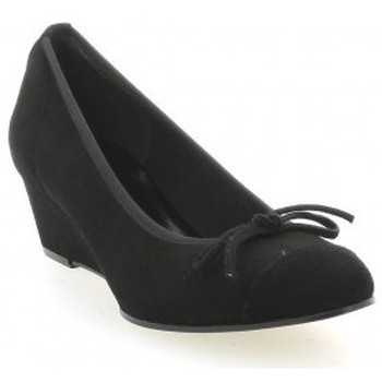 Chaussures Femme Ballerines / babies Elizabeth Stuart Escarpins cuir velours Noir