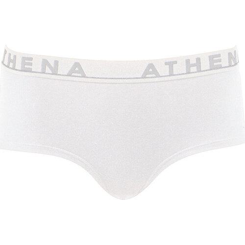 Sous-vêtements Femme Rideaux / stores Athena Boxer femme Easy Color Blanc