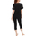 Vêtements Femme Pyjamas / Chemises de nuit Lisca Pyjama tenue d'intérieur leggings top manches courtes Smooth Noir