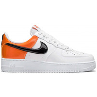 Chaussures Baskets mode Nike Basket Mixte Air Force 1 blanche et orange DJ9942-103 Blanc