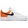 Chaussures Baskets mode Nike Sale Basket Mixte Air Force 1 blanche et orange DJ9942-103 - 39.5 Blanc