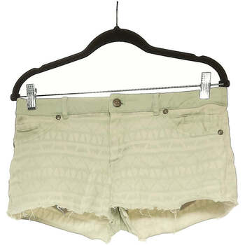 Vêtements Femme Shorts / Bermudas Pull And Bear short  38 - T2 - M Vert Vert