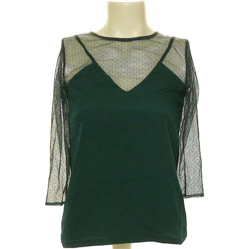 Etam top manches longues 34 - T0 - XS Vert Vert - Vêtements Blouses Femme  5,00 €