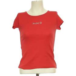 Vêtements Femme T-shirts & Polos Mango top manches courtes  34 - T0 - XS Rouge Rouge