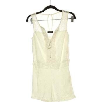 Vêtements Femme Combinaisons / Salopettes Morgan combi-short  36 - T1 - S Blanc Blanc