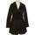 Vêtements Femme Manteaux DDP manteau femme  34 - T0 - XS Noir Noir