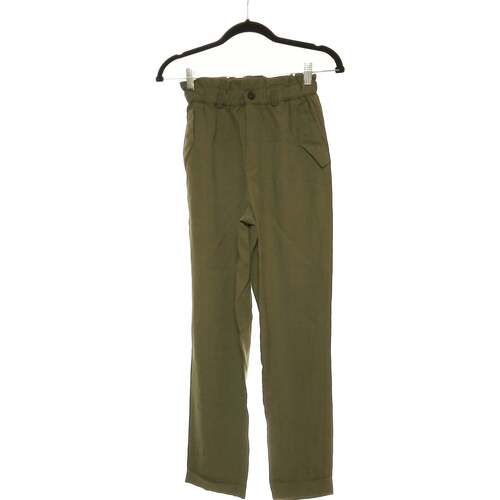 Vêtements Femme Pantalons Achetez vos article de mode PULL&BEAR jusquà 80% moins chères sur JmksportShops Newlife 34 - T0 - XS Vert