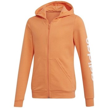 Vêtements Fille Sweats adidas Originals E Lin FZ HD Orange