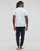 Vêtements Homme Kapital T-Shirt mit grafischem Print Blau TSHIRTRN 2P COMFORT Blanc