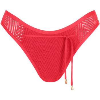 Vêtements Femme Maillots de bain séparables Lisca Bas maillot slip de bain échancré taille basse Santorini Rouge