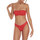 Vêtements Femme Maillots de bain séparables Lisca Bas maillot slip de bain échancré taille basse Santorini Rouge