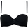 Vêtements Femme Maillots de bain séparables Lisca Haut maillot de bain bandeau balconnet Palma Noir