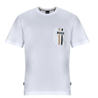 Vêtements Homme T-shirts manches courtes BOSS TESSIN 07 Blanc