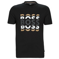 Vêtements Homme T-shirts manches courtes BOSS Tiburt 414 Noir Blogo