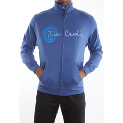 Vêtements Homme Gilets / Cardigans Pierre Cardin veste zippé sweat homme Bleu Roi