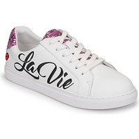 Chaussures Femme Baskets basses Automne / Hiver SIMONE LA VIE EN ROSE Blanc / Rose