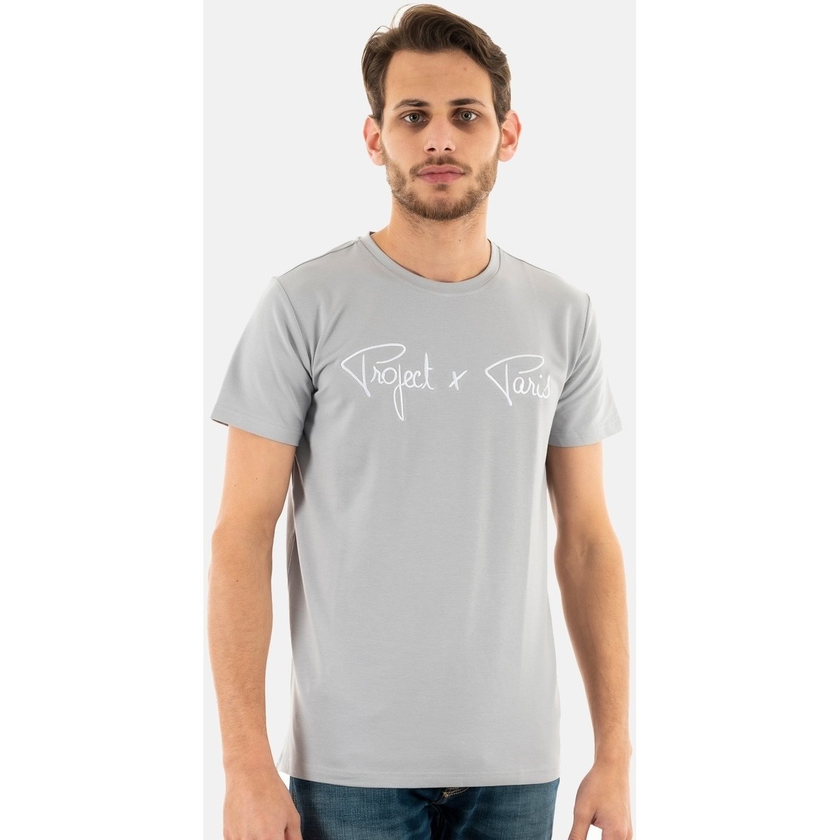 Vêtements Homme T-shirts manches courtes Project X Paris 1910076 Gris